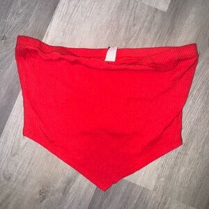 Windsor Red Crop Top Vibrant and Stylish